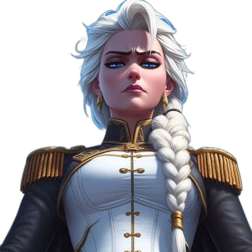 crown, face, staff, jacket transparent PNG cut-out