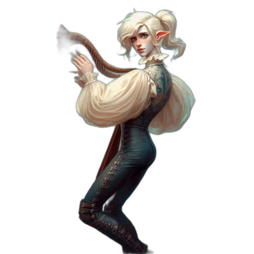 staff, hat, jacket, hair transparent PNG cut-out