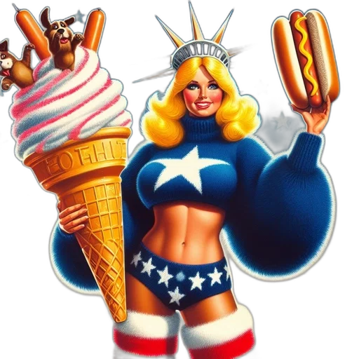 food, comic book art, concept art, woman transparent PNG cut-out