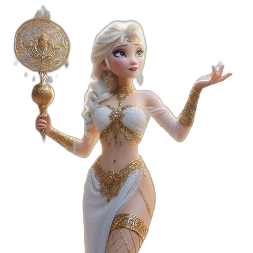 staff, concept art, 3d render, fantasy art transparent PNG cut-out