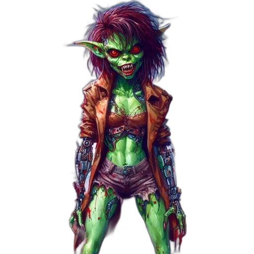jacket, creature, concept art, fantasy art transparent PNG cut-out