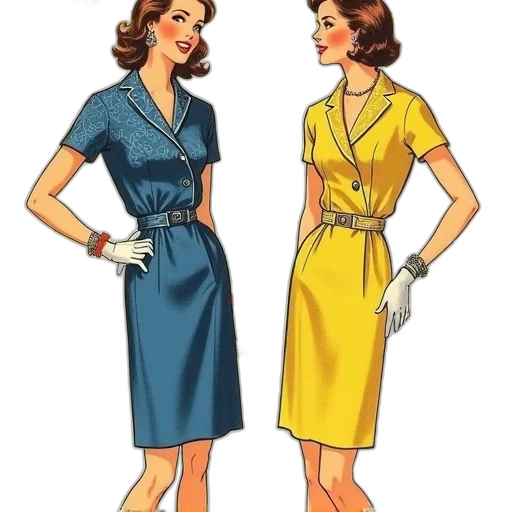 dress, cartoon, concept art, photorealistic transparent PNG cut-out