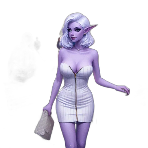 dress, fantasy art, concept art, 3d render transparent PNG cut-out