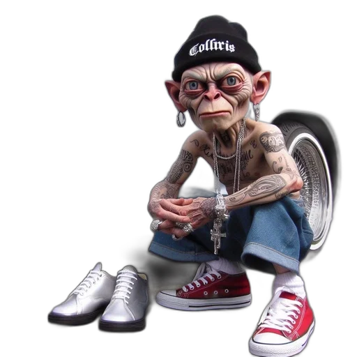 shoes, creature, animal, hat transparent PNG cut-out