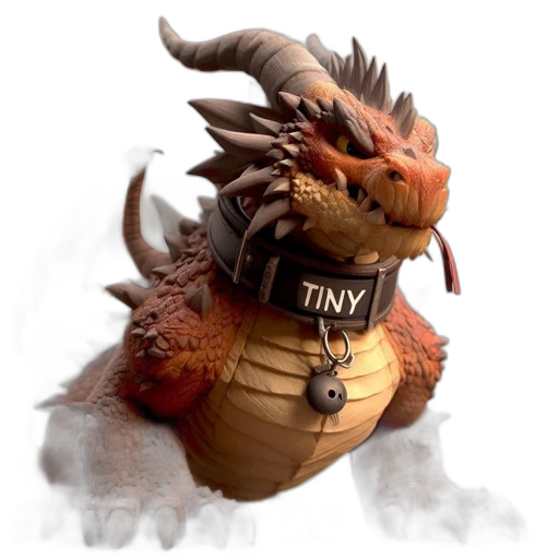 dragon, 3d render, concept art, fantasy art transparent PNG cut-out