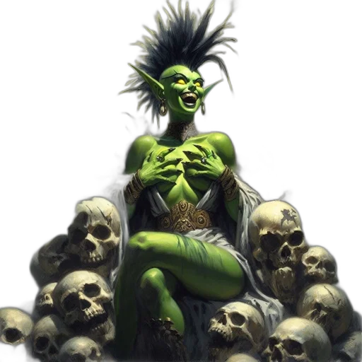 creature, concept art, comic book art, fantasy art transparent PNG cut-out