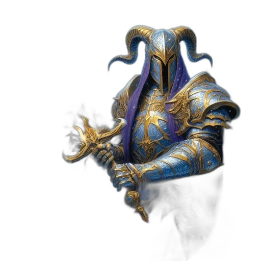 dragon, mask, creature, staff transparent PNG cut-out