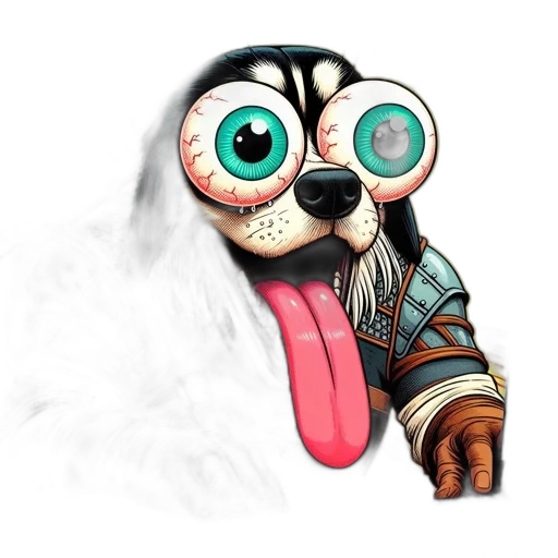 creature, staff, mask, animal transparent PNG cut-out
