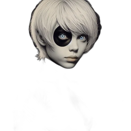 mask, face, creature, robot transparent PNG cut-out