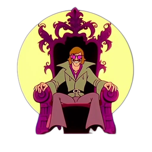 crown, jacket, staff, furniture transparent PNG cut-out