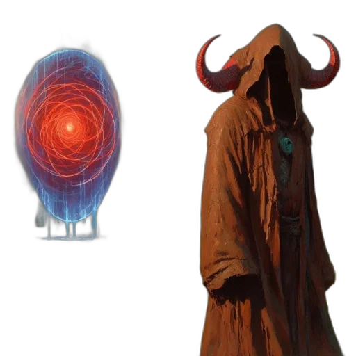 mask, creature, jacket, concept art transparent PNG cut-out