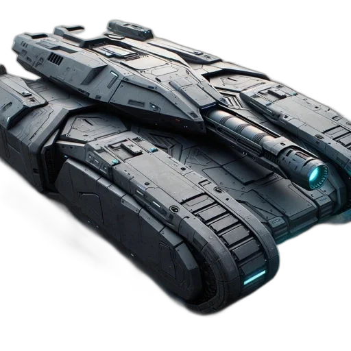 weapon, concept art, 3d render, cyberpunk transparent PNG cut-out