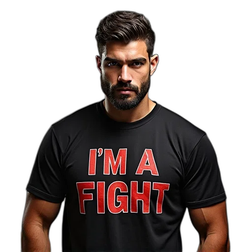 fight, shirt transparent PNG cut-out
