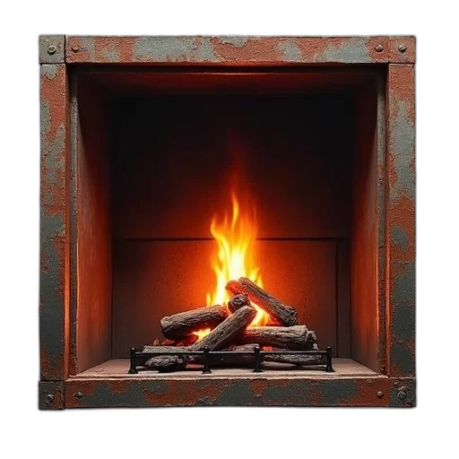 furniture, photorealistic, 3d render, fire transparent PNG cut-out