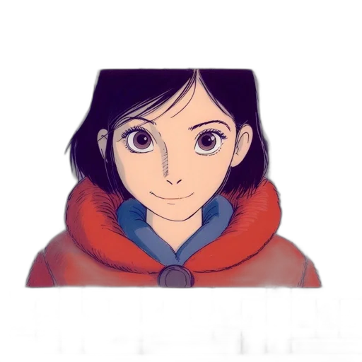 face, jacket, mask, staff transparent PNG cut-out