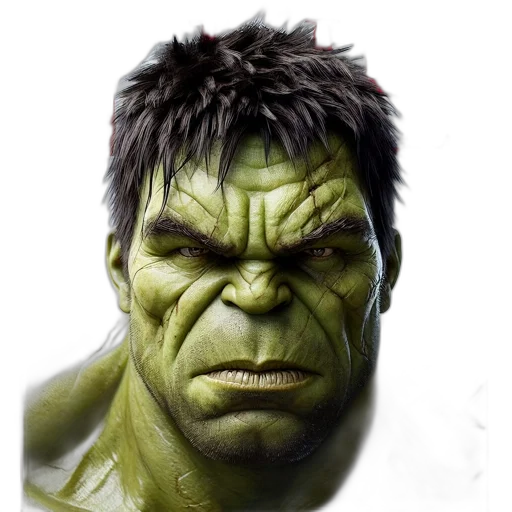 face, photorealistic, 3d render, comic book art transparent PNG cut-out