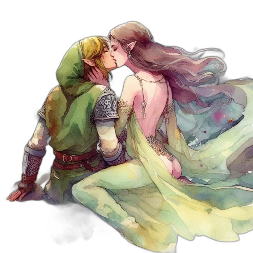 watercolor, fantasy art, concept art, pixel art transparent PNG cut-out