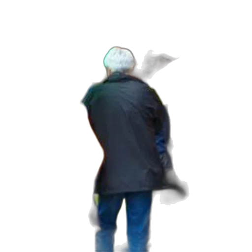 jacket, hat, staff, umbrella transparent PNG cut-out