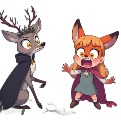 concept art, fantasy art, cartoon, watercolor transparent PNG cut-out
