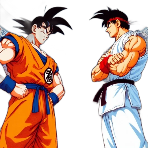 concept art, anime, illustration, features transparent PNG cut-out