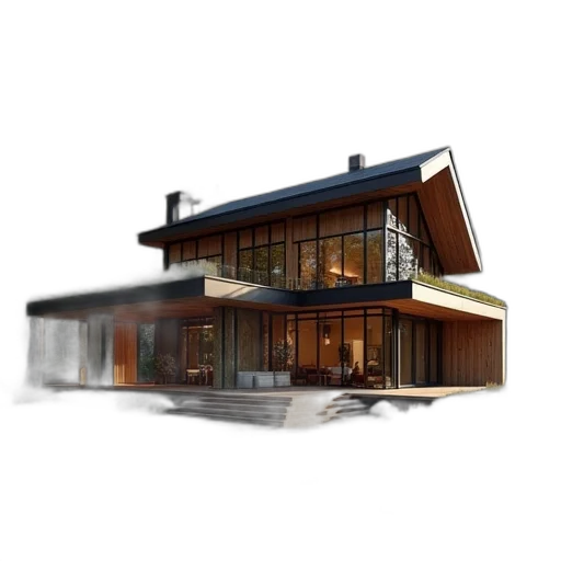 building, 3d render, photorealistic, concept art transparent PNG cut-out