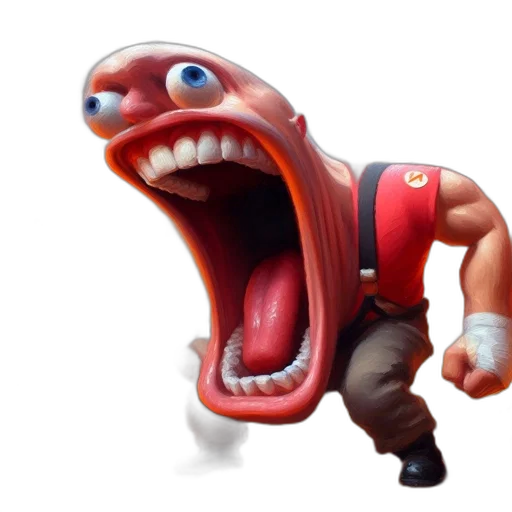 creature, face, animal, robot transparent PNG cut-out