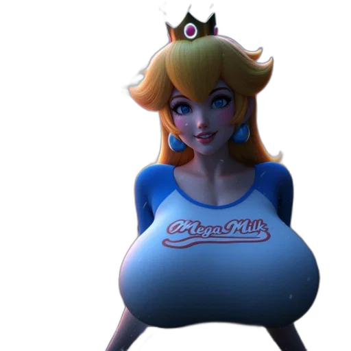 crown, dress, 3d render, concept art transparent PNG cut-out