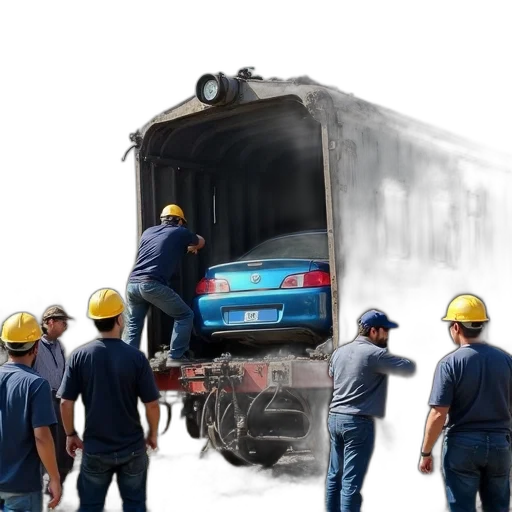 car, photorealistic, concept art, oil painting transparent PNG cut-out