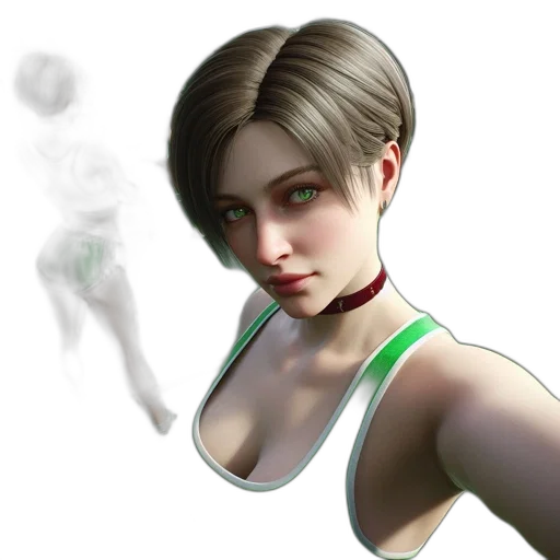 face, staff, concept art, photorealistic transparent PNG cut-out