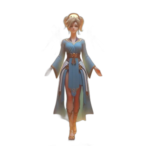 dress, concept art, fantasy art, 3d render transparent PNG cut-out