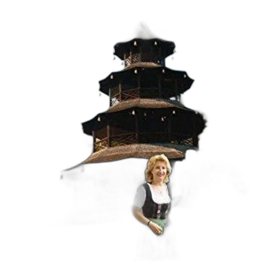 building, staff, tree, dress transparent PNG cut-out