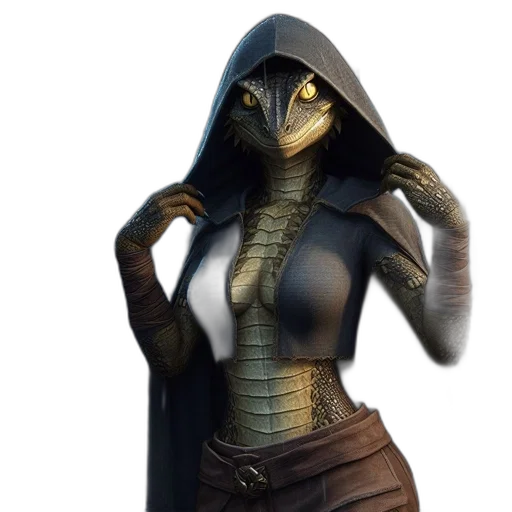 dragon, creature, mask, dress transparent PNG cut-out