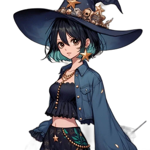 hat, staff, dress, crown transparent PNG cut-out