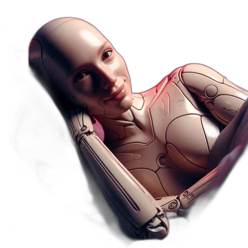 robot, mask, concept art, cyberpunk transparent PNG cut-out