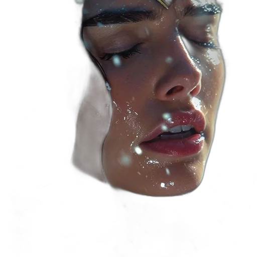 face, mask, crown, creature transparent PNG cut-out