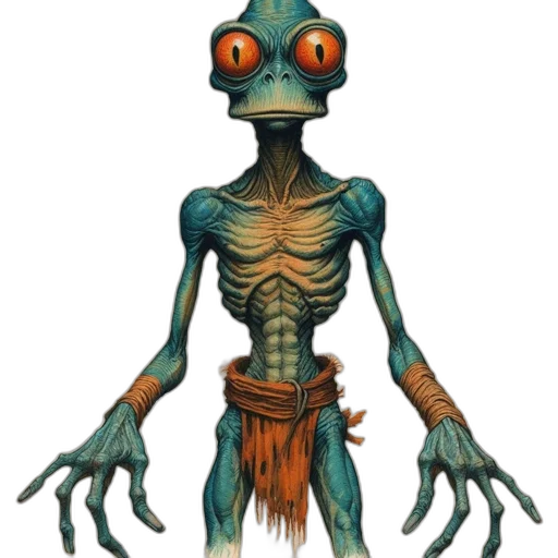 creature, robot, staff, animal transparent PNG cut-out