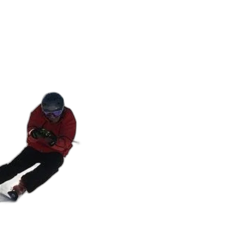snow, skier, red, jacket transparent PNG cut-out