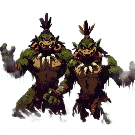 creature, concept art, pixel art, fantasy art transparent PNG cut-out
