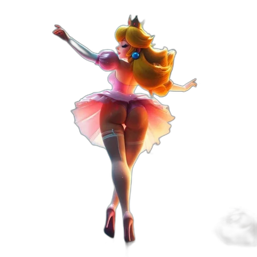 dress, crown, staff, concept art transparent PNG cut-out