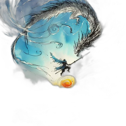 dragon, creature, mask, concept art transparent PNG cut-out