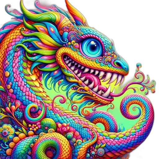 dragon, mask, creature, animal transparent PNG cut-out