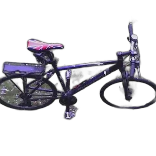 photorealistic, 3d render, black, bicycle transparent PNG cut-out