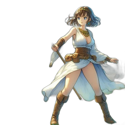 sword, dress, weapon, concept art transparent PNG cut-out