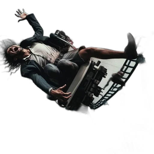 jacket, shoes, concept art, 3d render transparent PNG cut-out