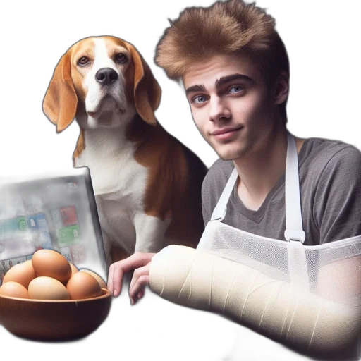 food, photorealistic, concept art, oil painting transparent PNG cut-out