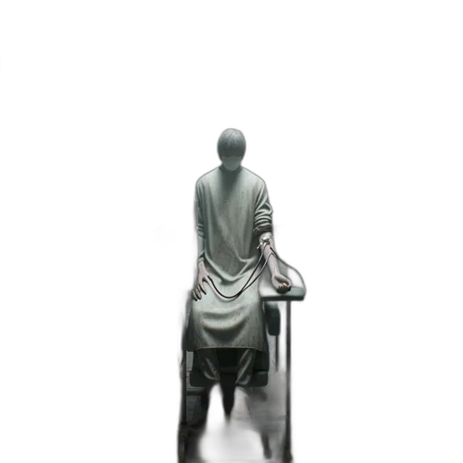 staff, robot, dress, sword transparent PNG cut-out
