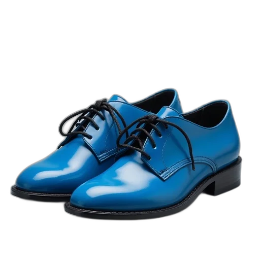 shoes, blue, school, two transparent PNG cut-out
