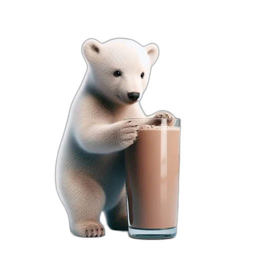 food, animal, bottle, 3d render transparent PNG cut-out