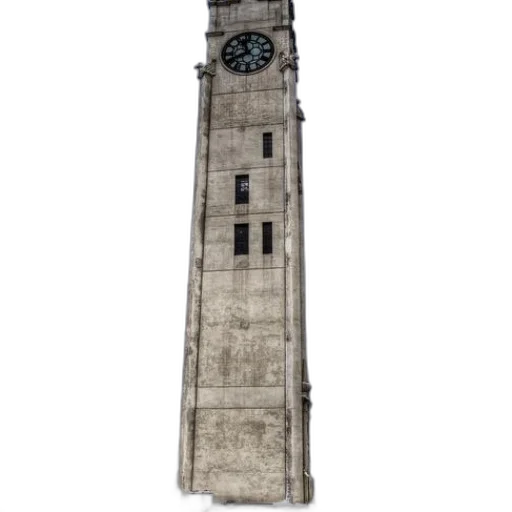 building, dress, staff, 3d render transparent PNG cut-out