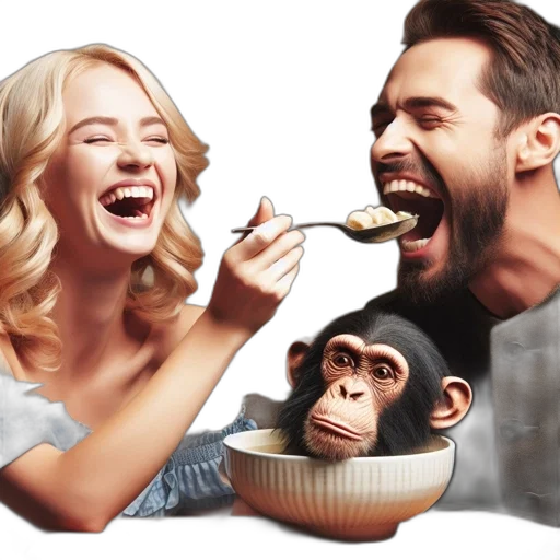 food, photorealistic, concept art, couple transparent PNG cut-out